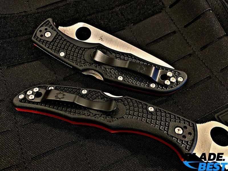 Нож Spyderco ENDURA 4 Thin Red Line (VG-10, FRN) фото