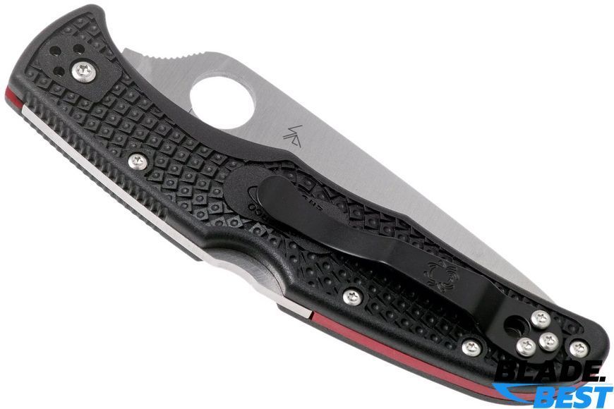 Нож Spyderco ENDURA 4 Thin Red Line (VG-10, FRN) фото