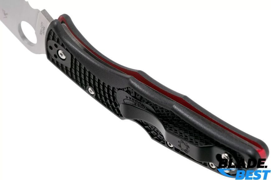 Нож Spyderco ENDURA 4 Thin Red Line (VG-10, FRN) фото