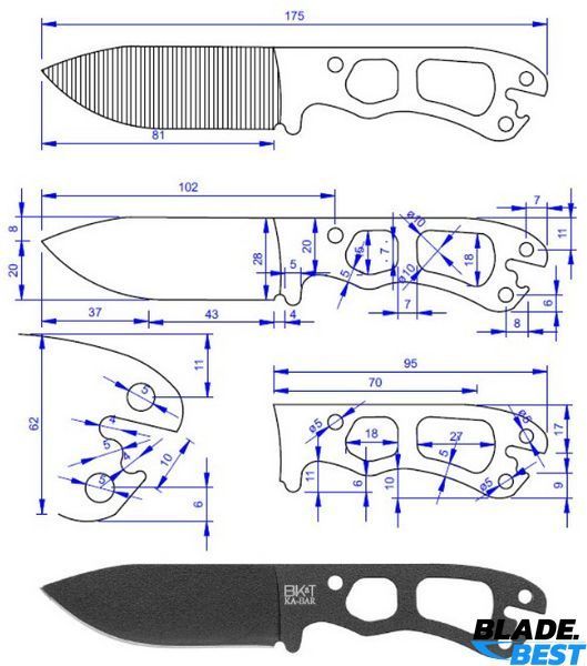 KA-BAR BK11 Becker Necker фото