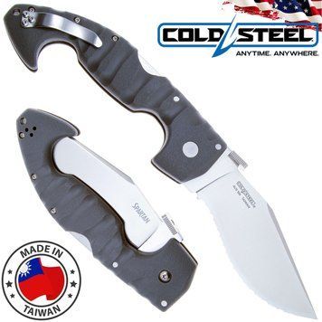Ніж Cold Steel SPARTAN Serrated (AUS-10A) фото