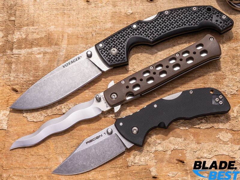 Нож Cold Steel VOYAGER LARGE Drop Point (AUS-10A) фото