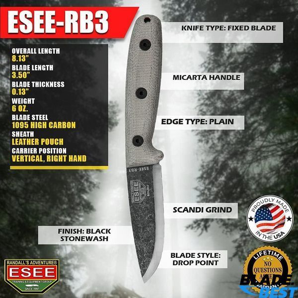 ESEE CAMP-Lore Bolieu RB3 фото