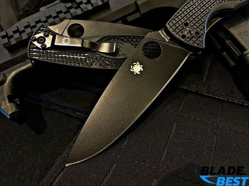 Ніж Spyderco RESILIENCE Black (Plain, FRN) фото