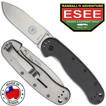 Нож Esee AVISPA black (SW, D2) фото