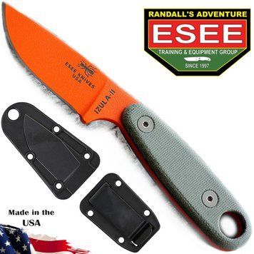 Ніж ESEE Izula II OR Green Micarta фото