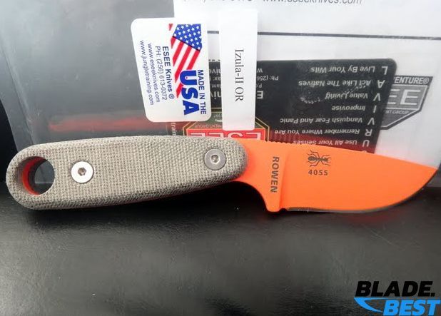 Ніж ESEE Izula II OR Green Micarta фото