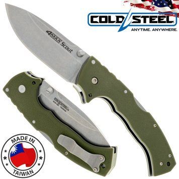 Нож Cold Steel 4-MAX SCOUT OD Green (AUS-10A) фото