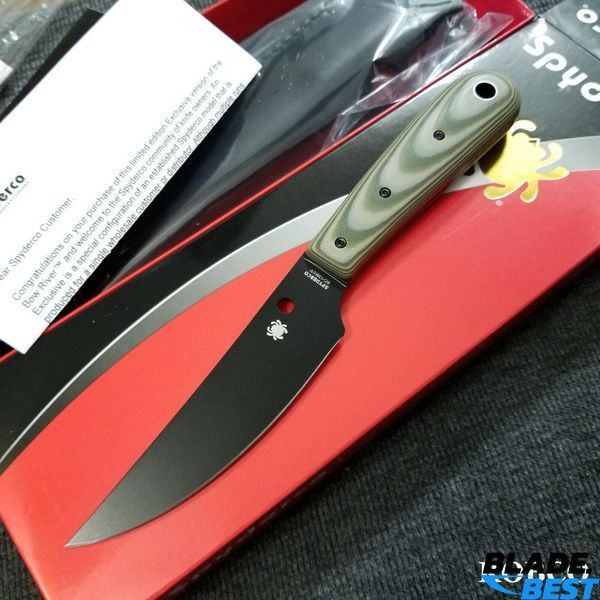 Ніж Spyderco BOW RIVER OD Green/Black фото