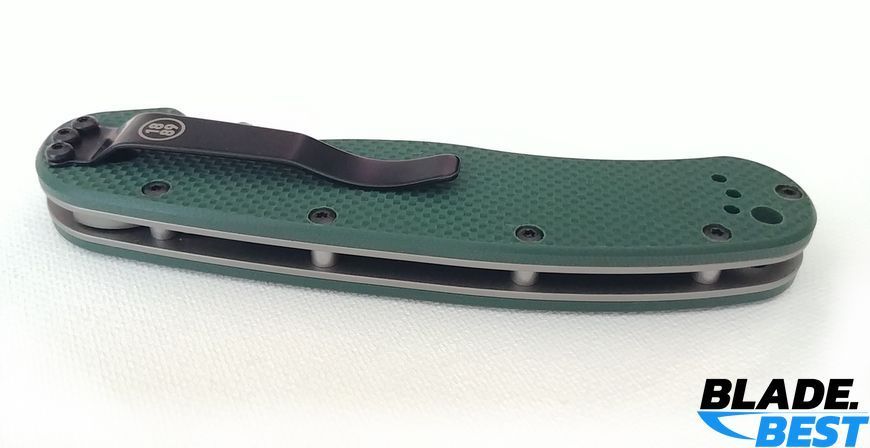 ONTARIO RAT-1 Green (S35VN, G-10, Stonewash) фото