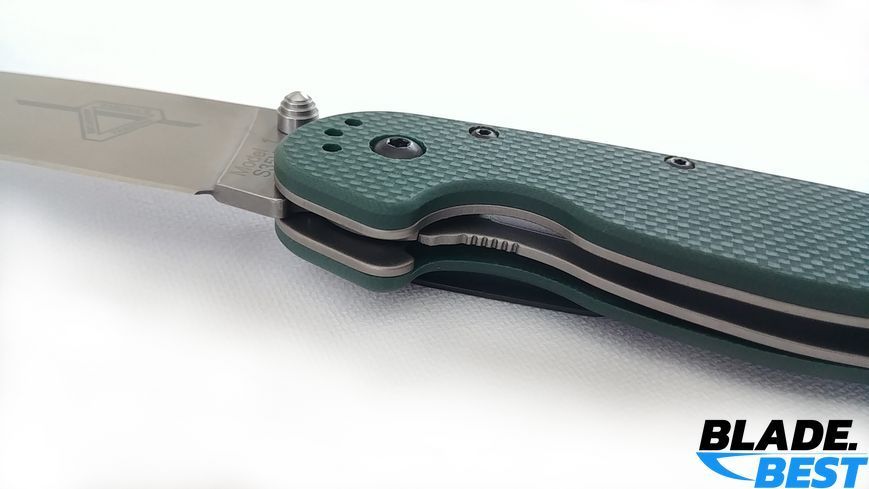 ONTARIO RAT-1 Green (S35VN, G-10, Stonewash) фото