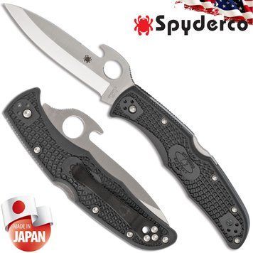 Нож Spyderco ENDURA 4 Emerson Grey (VG-10, FRN) фото