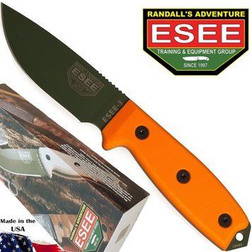 ESEE Model 3 OD green, orange G10 (knife only) фото